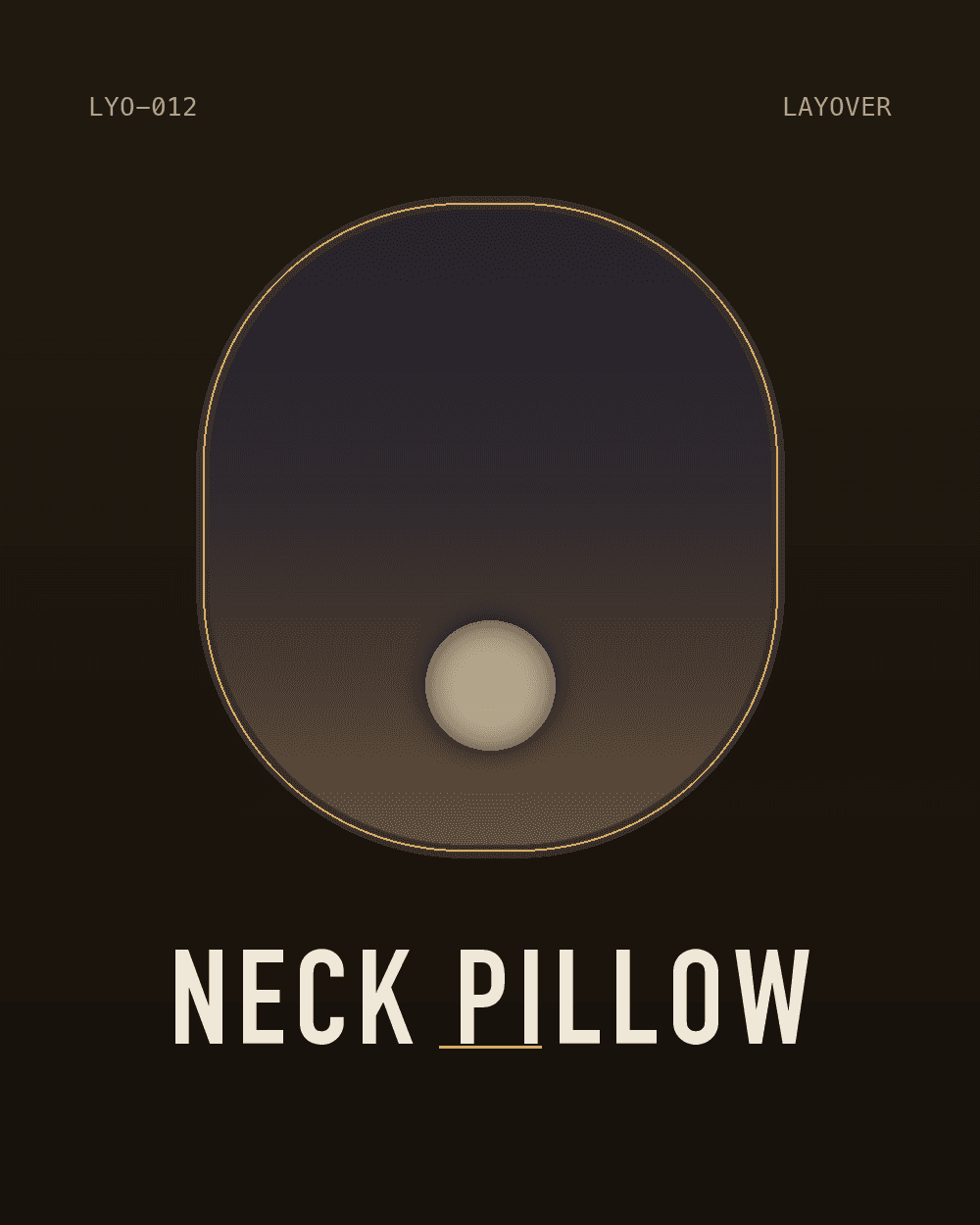 Memory-Foam Neck Pillow
